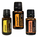 Kit Emagrecimento Óleos Essenciais MetaPWR, Lemon e Grapefruit (15ml)