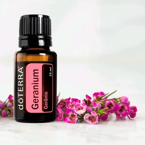 Geranium Óleo Essencial Pelargonium graveolens (Gerânio)